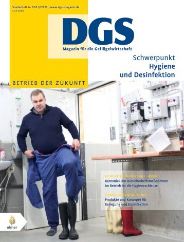 DGS Sonderheft Hygiene und Desinfektion (03/2022)