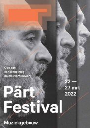 2022 03 22-27 Pärt Festival 