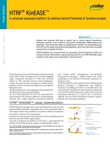 HTRF® KinEASE™ - Cisbio Bioassays