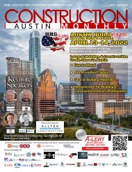 Construction Monthly Magazine |Austin 2022 Build Expo Show Edition