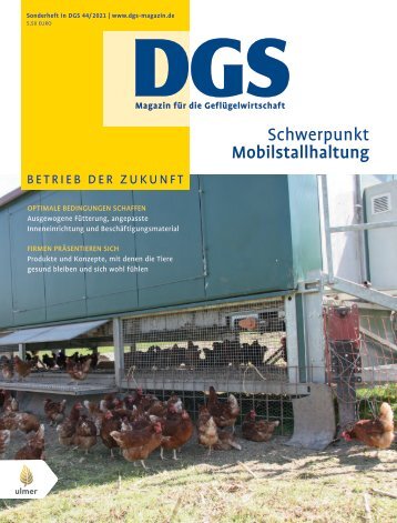 DGS Sonderheft Mobilstallhaltung (11/2021)