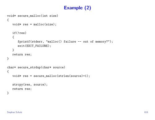 CSC322 C Programming and UNIX - Department of Computer ...