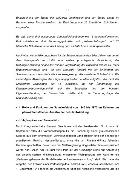 Entwicklung und Perspektiven der Schulaufsicht - KOBRA ...