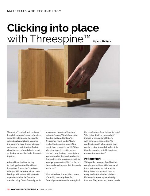 Wood In Architecture Issue 1, 2022