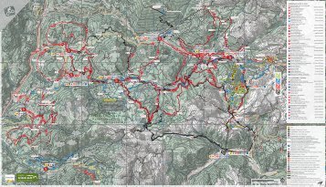 Mappa percorsi MTB Alpe di Siusi Dolomiti