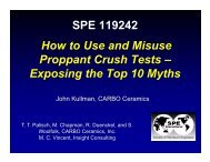 SPE 119242 How to Use and Misuse Proppant Crush Tests – E i th ...