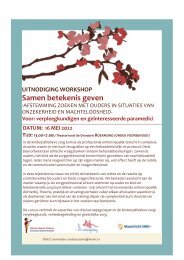 Uitnodigingen workshops 14 april en 16 mei 2022