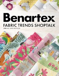 Benartex Fabric Trends Shoptalk - Spring 2022