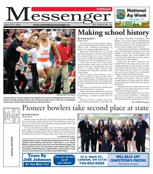 Madison Messenger - March 20th, 2022