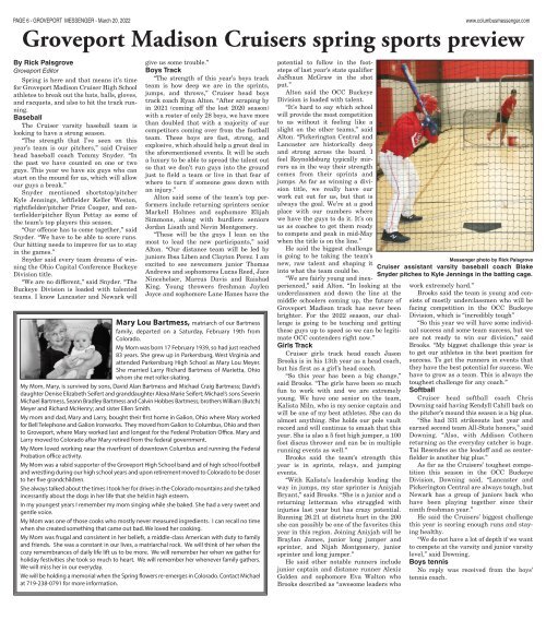 Groveport Messenger - March 20th, 2022