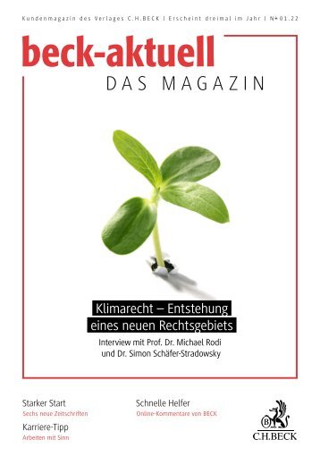 beck-aktuell - DAS MAGAZIN 01/2022