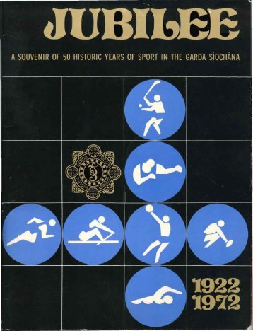 JUBILEE 1922 - 1972 Publication - Sport - Coiste Siamsa