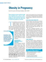 Obesity in Pregnancy - The Female Patient
