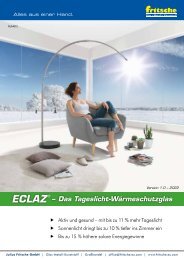ECLAZ - Das Tageslicht-Wärmeschutzglas