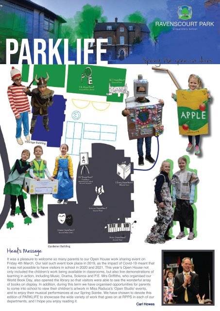 RPPS PARKLIFE Spring 2 - we open our doors 