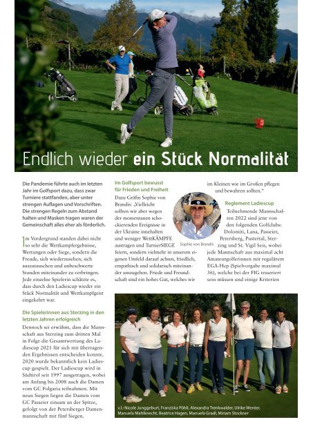 Golf in Südtirol 2022