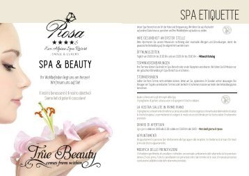 Hotel Rosa - Beauty Spa 2022