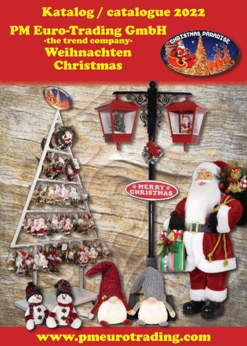 Weihnachtskatalog 2022 - Weihnachtsdekoration für den Großhandel
