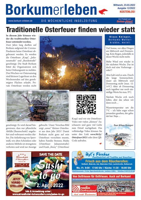 23.03.2022 / Borkumerleben - Die wöchentliche Inselzeitung