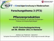 Experimente in Modellsystemen - KLIFF