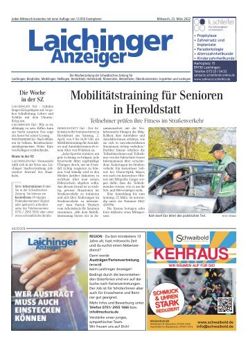 Laichinger Anzeiger 23.03.2022
