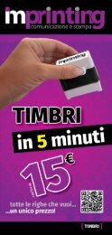 Catalogo TIMBRI (6 pagine)