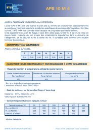 DOMAINES D'APPLICATION - IMS France