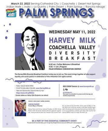  This week in Palm Springs, March 23, 2022,