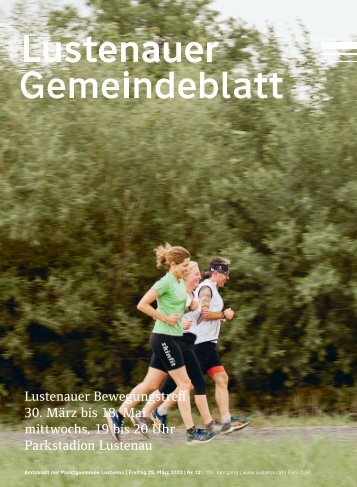 Lustenauer Gemeindeblatt Nr. 12 | Freitag 25. März 2022