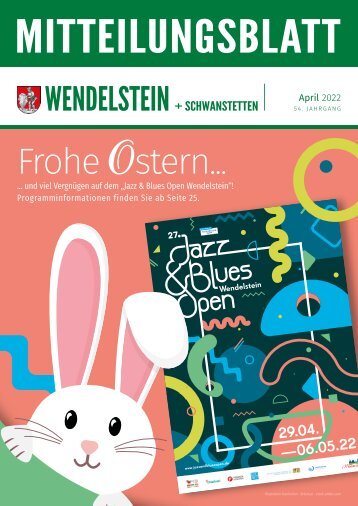 Mitteilungsblatt Wendelstein + Schwanstetten - April 2022