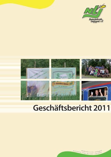 Geschäftsbericht 2011 (pdf, 1,05 MB) - Niedersächsische Landjugend