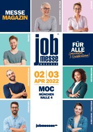 Das MesseMagazin zur jobmesse münchen 2022