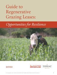 Guide to Regenerative Grazing Leases: Opportunities for Resilience