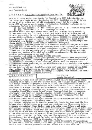 Radiata-1991-Rundschreiben der AG Schildkröten und Panzerechsen