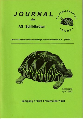 Radiata 7 (4) Journal AG Schildkröten