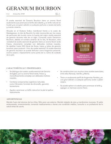 PIP Aceite esencial Geranio Bourbon