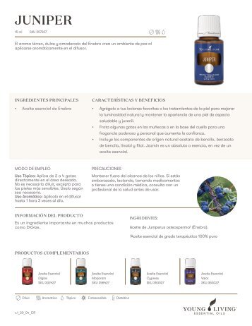 PIP Aceite esencial de Juniper