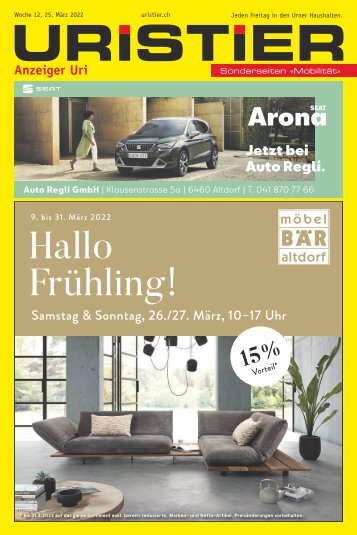 12.2022 Uristier – Der Urner Gratisanzeiger