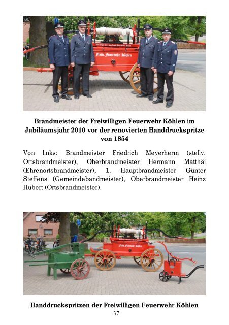 Feuerwehr Köhlen Gruppe I - Das Dorf Köhlen