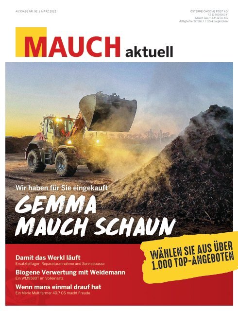 Mauch Aktuell Burgkirchen| Ausgabe Nr. 92| März 2022