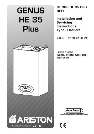 Genus HE 35 Plus Manual