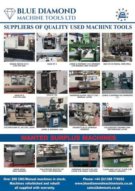 Manufacturing Machinery World April 2022