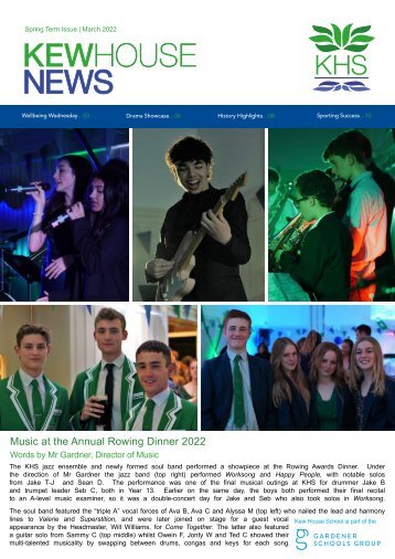 Kew House School Newsletter Spring 2022