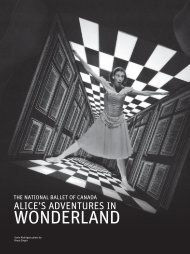 alice's adventures in wonderland (2012) program - Music Center