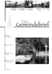 Gemeindebrief 2010-1.pdf - Ev.-Luth. Kirchengemeinde Oldesloe
