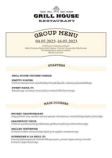 Grill House Group Menu 04.05.22-03.05.23 (EST)