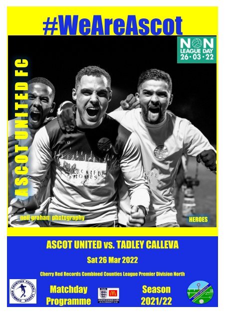 Ascot United v Tadley Calleva 260322