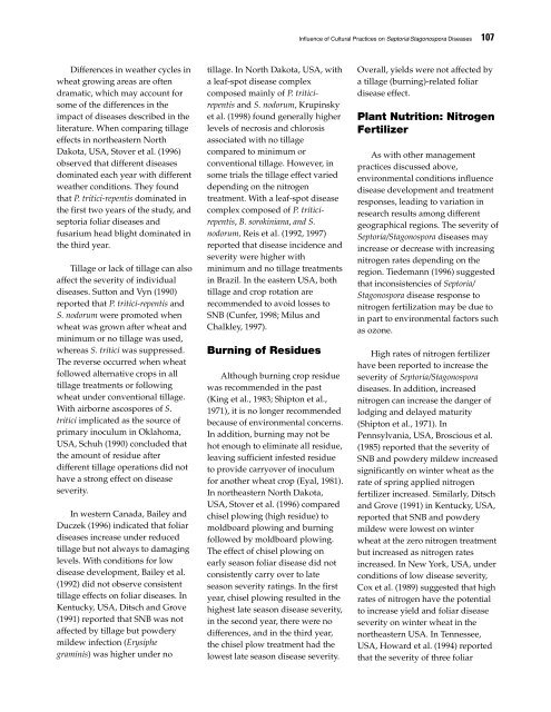 Septoria and Stagonospora Diseases of Cereals - CIMMYT ...