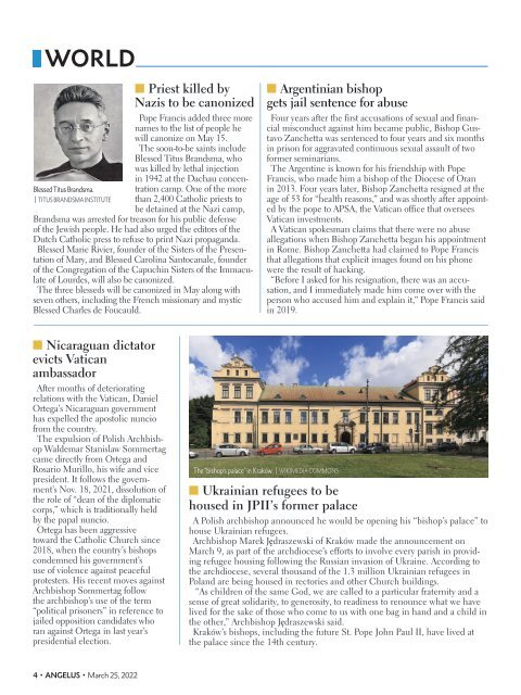 Angelus News | March 25, 2022 | Vol. 7 No. 6