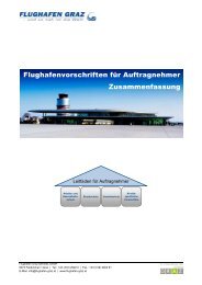 Flughafenvorschriften für Auftragnehmer ... - Flughafen Graz